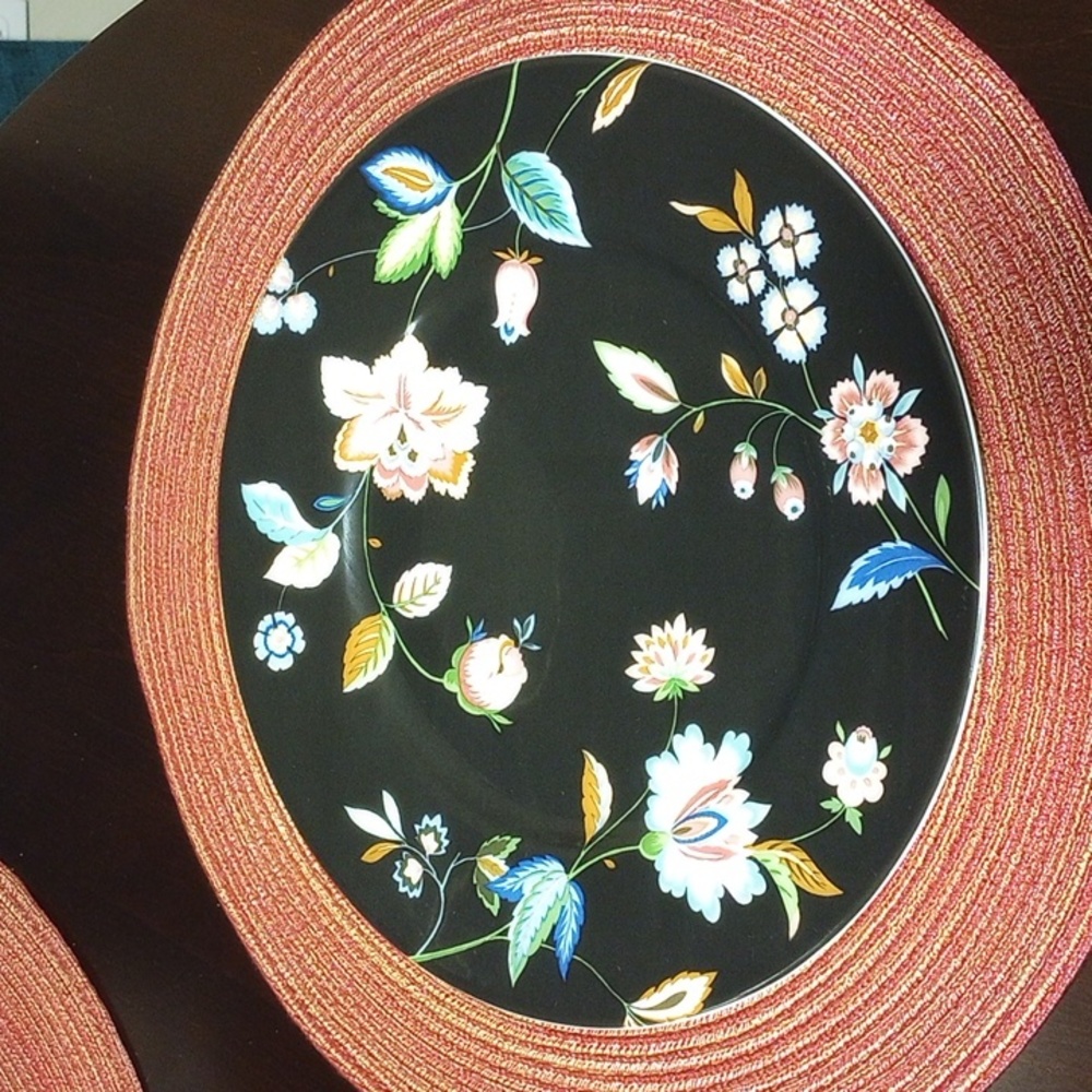 Oscar de la Renta Clarion Dinner Plates Set of 4-Vintage - Picture 2 of 11